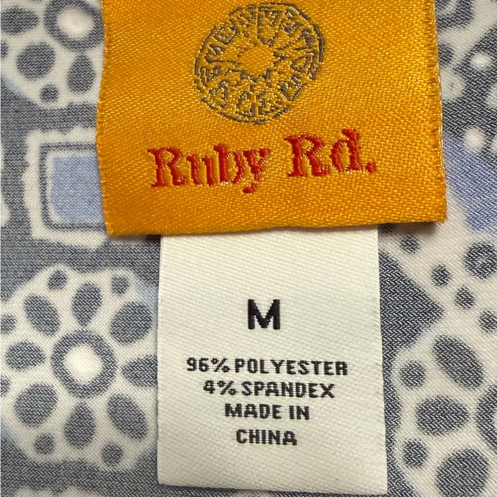 Ruby Rd. Textured Patchwork Flutter Sleeve Top - … - image 7